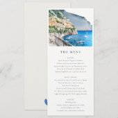Carte Mariage du paysage de la côte d'Amalfi Itali (Devant / Derrière)
