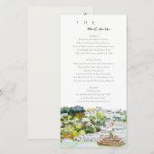 Carte Mariage du paysage de la rivière Cruise Coun (Devant / Derrière)