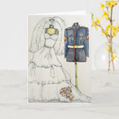 Carte Mariage d'usmc (Fleur jaune)