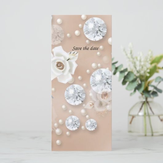 Carte Mariage élégant (Debout devant)