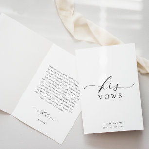 Carte Mariage Ellesmere Ses Vows