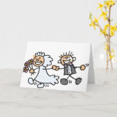 Carte Mariage Elope Elopement (Fleur jaune)