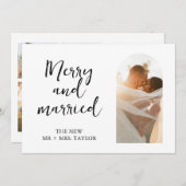 Carte Mariage Elopement de Noël (Devant / Derrière)