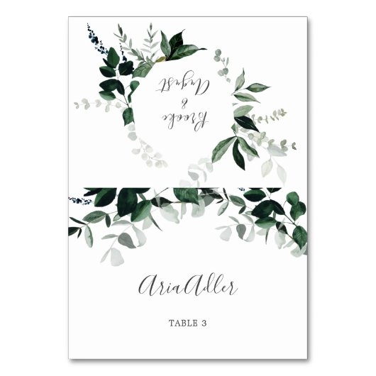 Carte Mariage Emerald Greenery (Par défaut)