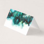 Carte Mariage Emerald Jewel Tone (Back)