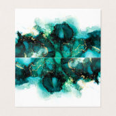 Carte Mariage Emerald Jewel Tone (Outside Unfolded)