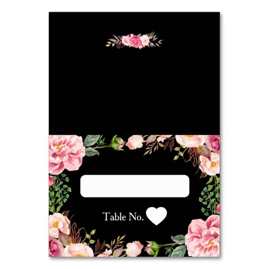 Carte mariage Escort rose Romantique Enveloppement (Par défaut)