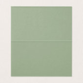 Carte Mariage Eucalyptus Foliage Green (Inside Unfolded)