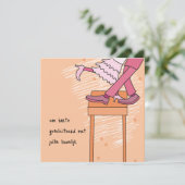 carte mariage félicitations invitation (Debout devant)