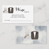Carte Mariage Fête des mariées B & G (Devant / Derrière)