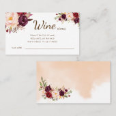 Carte Mariage Fête des mariées Marsala (Devant / Derrière)