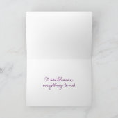 Carte  | Mariage floral (Intérieur)