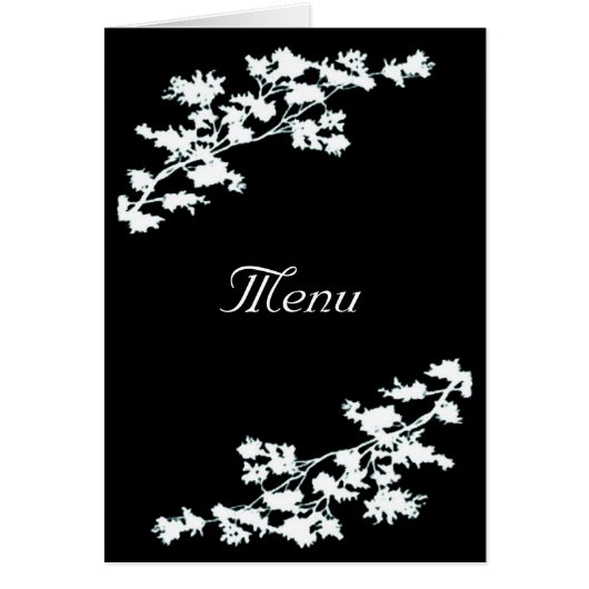 Carte Mariage Floral Deco (Devant)