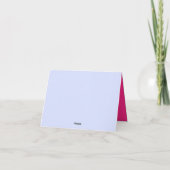 Carte Mariage Frère Minimal Simple Lilas rose (Dos)