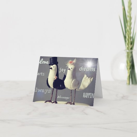 Carte Mariage "Fun Fun Fun Fly" (Devant)