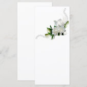 Carte Mariage Gardenias (Devant / Derrière)