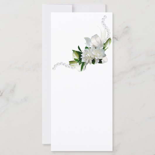 Carte Mariage Gardenias (Devant)