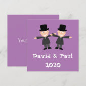 Carte Mariage gay (Devant / Derrière)