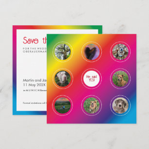 Carte Mariage gay à la date de sauvegarde