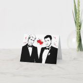 Carte Mariage gay - demande spéciale (Devant)