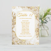 Carte Mariage Gilded Bloom Classic (Debout devant)