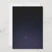 Carte Mariage Gold Celestiy Universe Moon Détails (Dos)