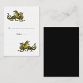 Carte Mariage Gold Dragon (Devant / Derrière)