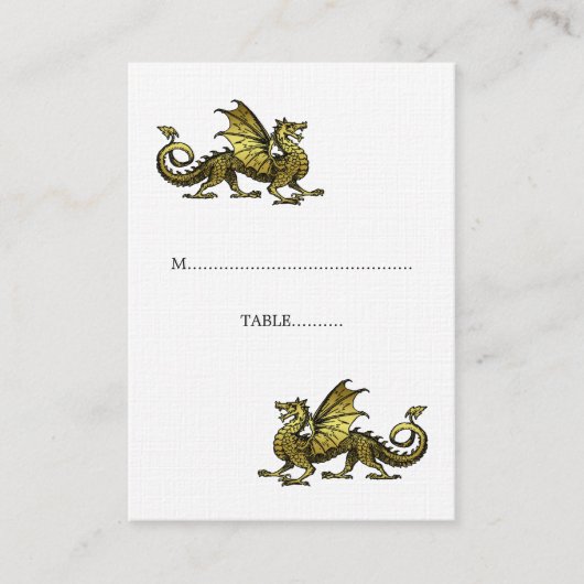 Carte Mariage Gold Dragon (Devant)