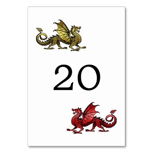Carte Mariage Gold Red Dragon (Par défaut)