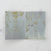 Carte Mariage Golden Deco (Intérieur)