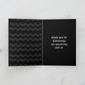 Carte Mariage gothique Kissing Ravens Mariage personnali (Intérieur)