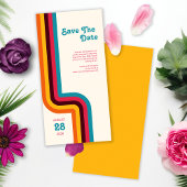 Carte Mariage Gras et Bright Retro