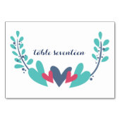 Carte Mariage Heart and Vines (Dos)