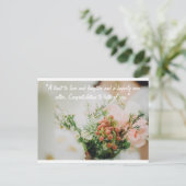 carte mariage heureuse (Debout devant)
