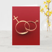 Carte Mariage homosexuel (Fleur jaune)