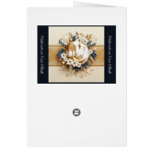 Carte Mariage islamique - Mabrook sur votre Nikah (Dos)