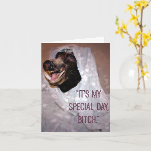 Carte Mariage James Garfield (Fleur jaune)