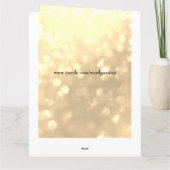 Carte Mariage Jour Fairy Sparkle design (Dos)