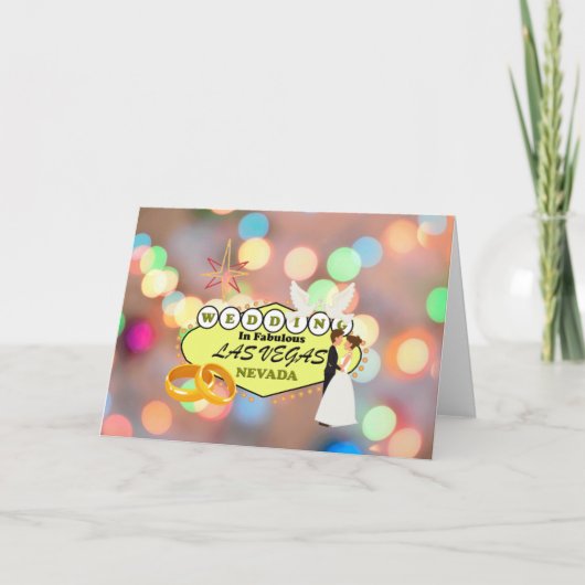 Carte Mariage Las Vegas (Devant)