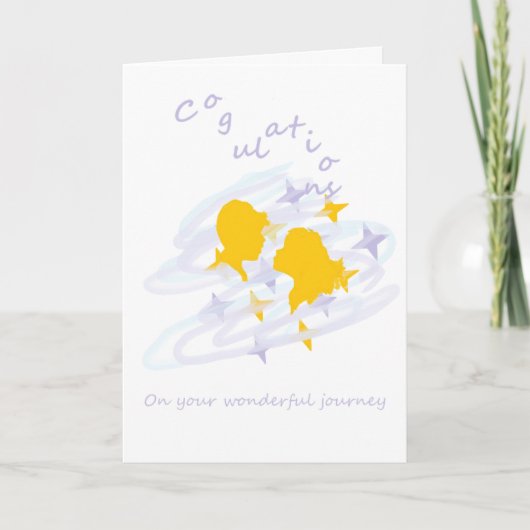 Carte Mariage : Le voyage de la vie (Devant)