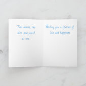 Carte Mariage : Le voyage de la vie (Intérieur)