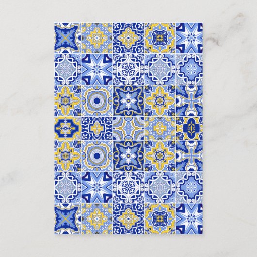 Carte Mariage Lemon Mediterranean Boho Arch (Dos)