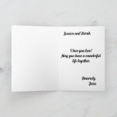 Carte Mariage lesbienne (Intérieur)