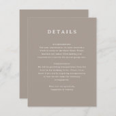 Carte Mariage Lihue (Devant / Derrière)