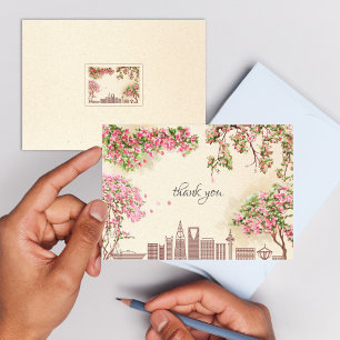 Carte Mariage Luxueux Bougainville à Riyad Skyline Remer