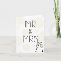 Carte Mariage M. & Mme