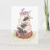 Carte Mariage mariage Cake Happy (Devant)