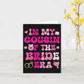 Carte Mariage Mariage Des Coeurs Fleurs Dans Mon Cousin  (Fleur jaune)