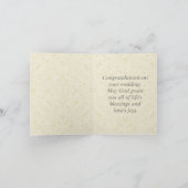 Carte Mariage mariage mariée mariée mariée Mary Joseph (Intérieur)