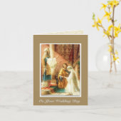 Carte Mariage mariage mariée mariée mariée Mary Joseph (Fleur jaune)